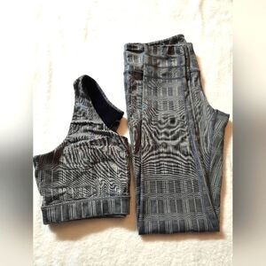 MPG Sport Yoga/Leggings Set, Size L, grey color